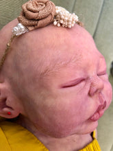 Load image into Gallery viewer, Award winning full body silicone baby girl Rihanna (eyes closed), BALD