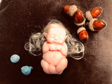 Load image into Gallery viewer, Full body silicone mini fantasy baby elf fairy