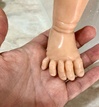 Load image into Gallery viewer, Blank (unpainted) full body silicone  GIRL 17” kit in super soft blend with 3D skin effect