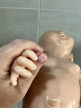 Load image into Gallery viewer, Blank (unpainted) full body silicone  GIRL 17” kit in super soft blend with 3D skin effect