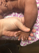 Load image into Gallery viewer, Custom Biracial black hair Full body silicone baby Rihanna sculpt 20"