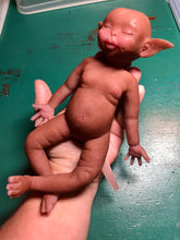 Load image into Gallery viewer, Biracial (African American) super soft Full body fantasy silicone baby girl Didi 8.5”