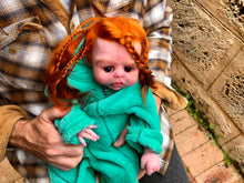 Load image into Gallery viewer, Custom Full body silicone baby girl Rihanna in soft blend with long red hair