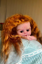 Load image into Gallery viewer, Custom Full body silicone baby girl Rihanna in soft blend with long red hair