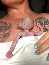 Load image into Gallery viewer, Super detailed Full body silicone premature baby Sunshine in soft blend 9”