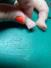 Load image into Gallery viewer, Custom full body silicone mini doll Laney (bald) in Super Soft blend #3