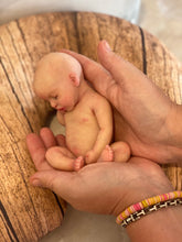 Load image into Gallery viewer, CUSTOM   full body silicone mini kit Kenzo 8” in super soft blend with 3D skin effect BALD