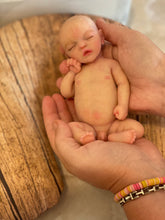 Load image into Gallery viewer, CUSTOM   full body silicone mini kit Kenzo 8” in super soft blend with 3D skin effect BALD