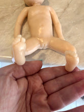 Load image into Gallery viewer, Blank (unpainted) full body silicone kit Sunshine (baby girl) in super soft blend with 3D skin effect