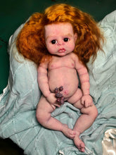 Load image into Gallery viewer, Custom Full body silicone baby girl Rihanna in soft blend with long red hair