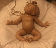 Load image into Gallery viewer, Blank (unpainted) full body  silicone girl Prada 11.5” in super soft blend with 3D skin effect