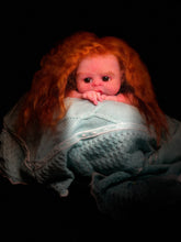 Load image into Gallery viewer, Custom Full body silicone baby girl Rihanna in soft blend with long red hair
