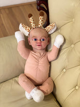 Load image into Gallery viewer, AVAILABLE AWAKE silicone cuddle baby Artyom in super soft blend with 3D skin effect