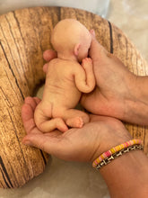 Load image into Gallery viewer, CUSTOM   full body silicone mini kit Kenzo 8” in super soft blend with 3D skin effect BALD