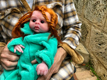 Load image into Gallery viewer, Custom Full body silicone baby girl Rihanna in soft blend with long red hair