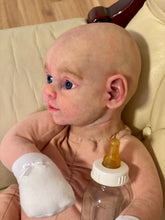 Load image into Gallery viewer, AVAILABLE AWAKE silicone cuddle baby Artyom in super soft blend with 3D skin effect