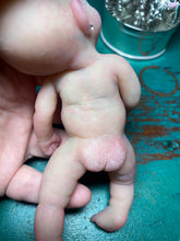 Load image into Gallery viewer, Custom full body silicone mini doll Laney (bald) in Super Soft blend #3