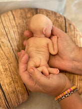 Load image into Gallery viewer, CUSTOM   full body silicone mini kit Kenzo 8” in super soft blend with 3D skin effect BALD