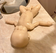 Load image into Gallery viewer, Custom Blank (unpainted) full body silicone kit Isabella sleeping in Ecoflex 20 with 3D skin effect