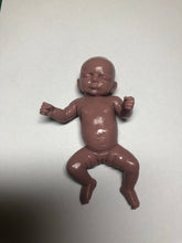 Load image into Gallery viewer, Blank (unpainted) full body silicone mini kit Jasmine 5” in super soft blend in dark biracial colour