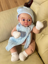 Load image into Gallery viewer, AVAILABLE AWAKE silicone cuddle baby Artyom in super soft blend with 3D skin effect