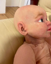 Load image into Gallery viewer, AVAILABLE AWAKE silicone cuddle baby Artyom in super soft blend with 3D skin effect