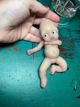 Load image into Gallery viewer, Custom full body silicone mini doll Laney (bald) in Super Soft blend #3