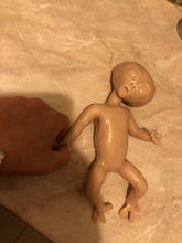 Load image into Gallery viewer, Full body silicone mini baby Alien in super soft blend with 3D skin effect 11” blank (unpainted)