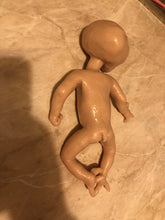Load image into Gallery viewer, Full body silicone mini baby Alien in super soft blend with 3D skin effect 11” blank (unpainted)
