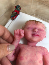 Load image into Gallery viewer, Super detailed Full body silicone premature baby Sunshine in soft blend 9”