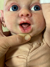 Load image into Gallery viewer, AVAILABLE AWAKE silicone cuddle baby Artyom in super soft blend with 3D skin effect