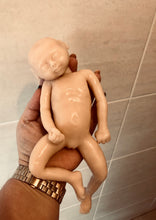 Load image into Gallery viewer, Blank (unpainted) full body silicone mini kit Steven (baby boy) in super soft blend with 3D skin effect