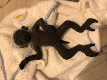Load image into Gallery viewer, Full body silicone mini baby monkey in marshmallow soft blend