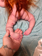 Load image into Gallery viewer, Custom Full body silicone baby girl Rihanna in soft blend with long red hair