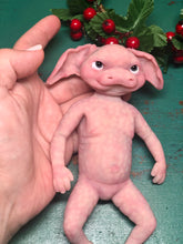 Load image into Gallery viewer, Full body mini fantasy silicone baby Kalista in super soft blend with 3D skin effect