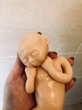 Load image into Gallery viewer, Blank (unpainted) full body silicone kit Sunshine (baby girl) in super soft blend with 3D skin effect