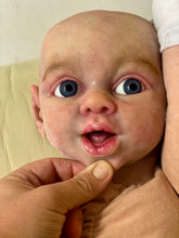 Load image into Gallery viewer, AVAILABLE AWAKE silicone cuddle baby Artyom in super soft blend with 3D skin effect