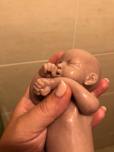 Load image into Gallery viewer, Blank (unpainted) full body mini silicone baby boy Kenzo 8” in super soft blend with 3D skin effect