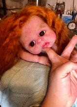Load image into Gallery viewer, Custom Full body silicone baby girl Rihanna in soft blend with long red hair