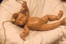 Load image into Gallery viewer, Blank (unpainted) full body  silicone girl Prada 11.5” in super soft blend with 3D skin effect