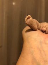 Load image into Gallery viewer, Blank (unpainted) full body mini silicone baby boy Kenzo 8” in super soft blend with 3D skin effect