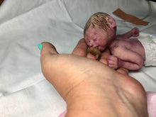 Load image into Gallery viewer, Super detailed Full body silicone premature baby Sunshine in soft blend 9”