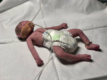 Load image into Gallery viewer, Super detailed Full body silicone premature baby Sunshine in soft blend 9”