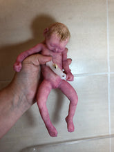 Load image into Gallery viewer, Super detailed Full body silicone premature baby Sunshine in soft blend 9”