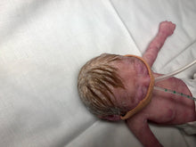 Load image into Gallery viewer, Super detailed Full body silicone premature baby Sunshine in soft blend 9”