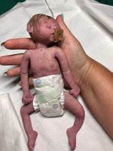 Load image into Gallery viewer, Super detailed Full body silicone premature baby Sunshine in soft blend 9”