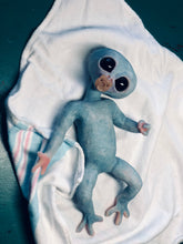 Load image into Gallery viewer, Full body silicone mini baby Alien in super soft blend 11”