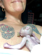 Load image into Gallery viewer, Super detailed Full body silicone premature baby Sunshine in soft blend 9”