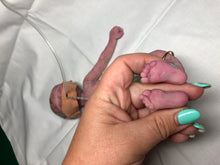 Load image into Gallery viewer, Super detailed Full body silicone premature baby Sunshine in soft blend 9”