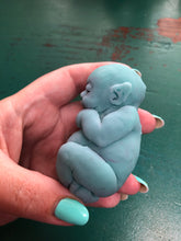 Load image into Gallery viewer, Full body silicone glow in the dark mini fantasy baby elf fairy